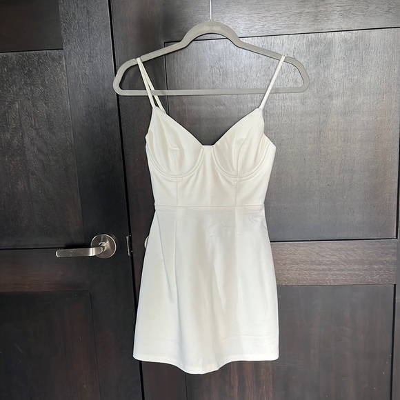 Princess Polly | Dresses | Princess Polly Xs Mini White Dress | Poshmark